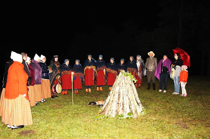 Baltu vīneibys dīna Lubānys piļskolnā. 2018. goda 22. septembrī.