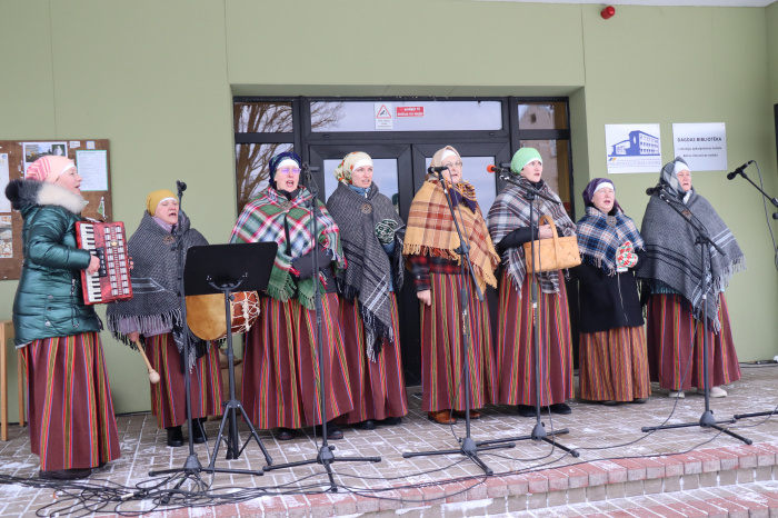 Folkloras kopu skanējumā Dagdā pavadīta ziema