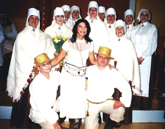 Īroksts par Leldīnis temu sarunu šovā “Aina” Reigā. 2006. goda 15. marts