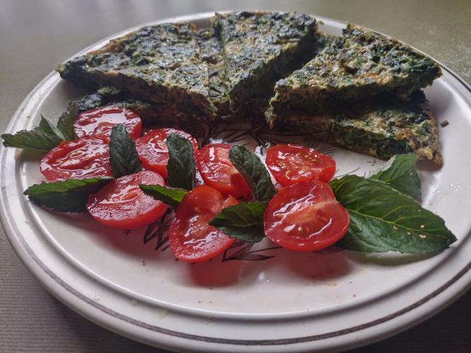 Kuku: omlete Azerbaidžānā