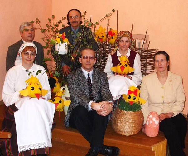 Leldīnis pasuocīņs “Ar pūpola zābakiem kājās” Dagdys kulturys nomā. 2008. goda 23. marts