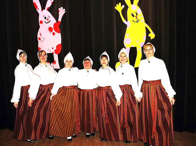 Leluos dīnys svātku koncertā Dagdys kulturys nomā. 2016. goda 27. marts