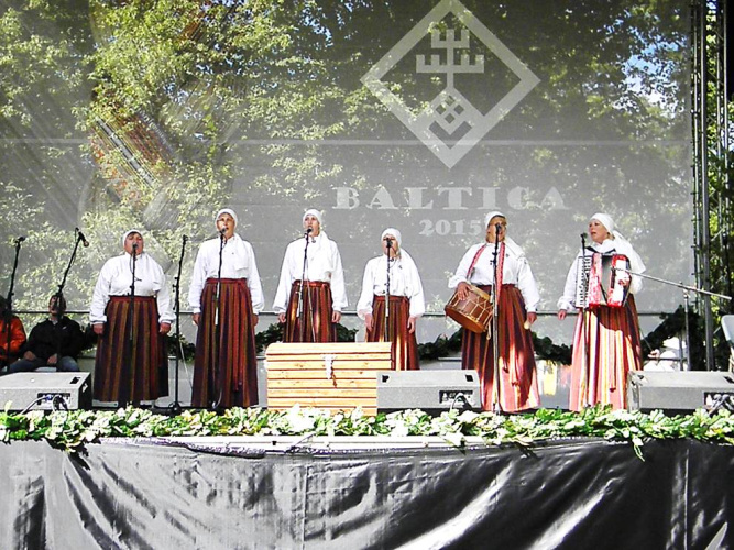 Storptautyskais folklorys festivals “Baltica 2015”. 2015. goda 17. juļs.
