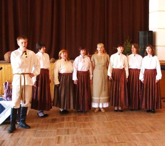 VII Golda dzīšmu i “gveļžu” saītā “Auni kuojas, laksteigola!” Dagdā. 2010. goda 17. apreļs