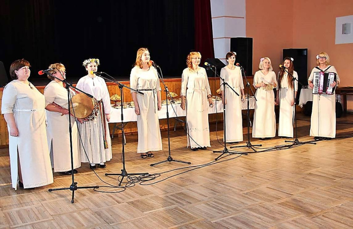 . XIV Golda dzīšmu i “gveļžu” saītā “Auni kuojas, laksteigola!” Dagdā. 2017. goda 23. apreļs