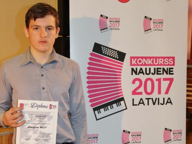 Jauna zvaigzne akordeonistu saimē