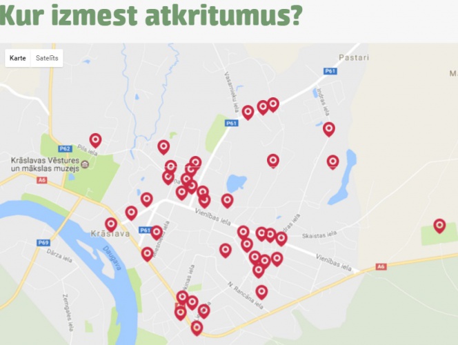 Par atkritumu apsaimniekošanu Krāslavas novadā un Indras pagastā