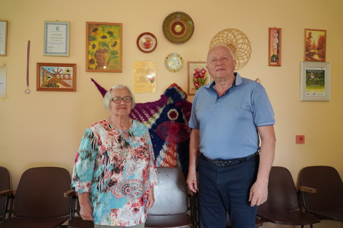 Aktīvie seniori no Kārsavas - Zifuja Ritiņa un Pēteris Laganovskis