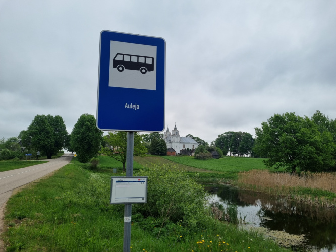 Skots iz Aulejis bazneicu, viesturyskūs nūtykumu līcineicu